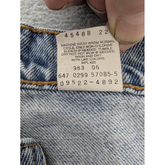 Vintage Levis 550 Jeans Womens 20W Medium Wash Relaxed Fit Tapered Leg Denim Y2K - Picture 14 of 15